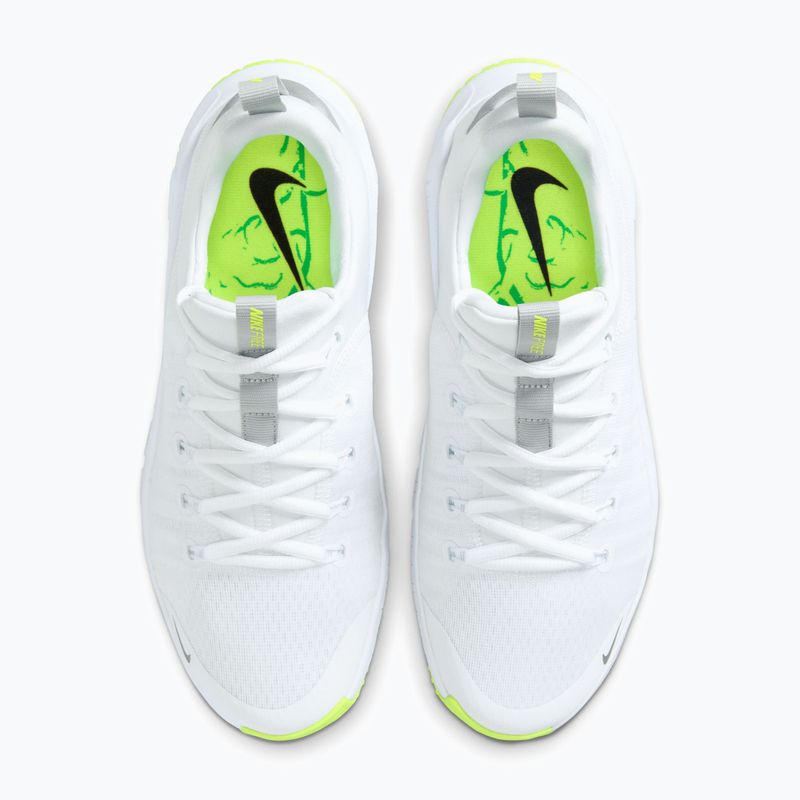 Női edzőcipők Nike Free Metcon 6 white/volt/metallic silver 8