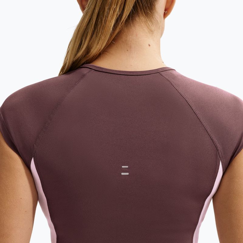 Női futópóló Nike Swoosh Run Dri-Fit tattoo/pink foam/white 5