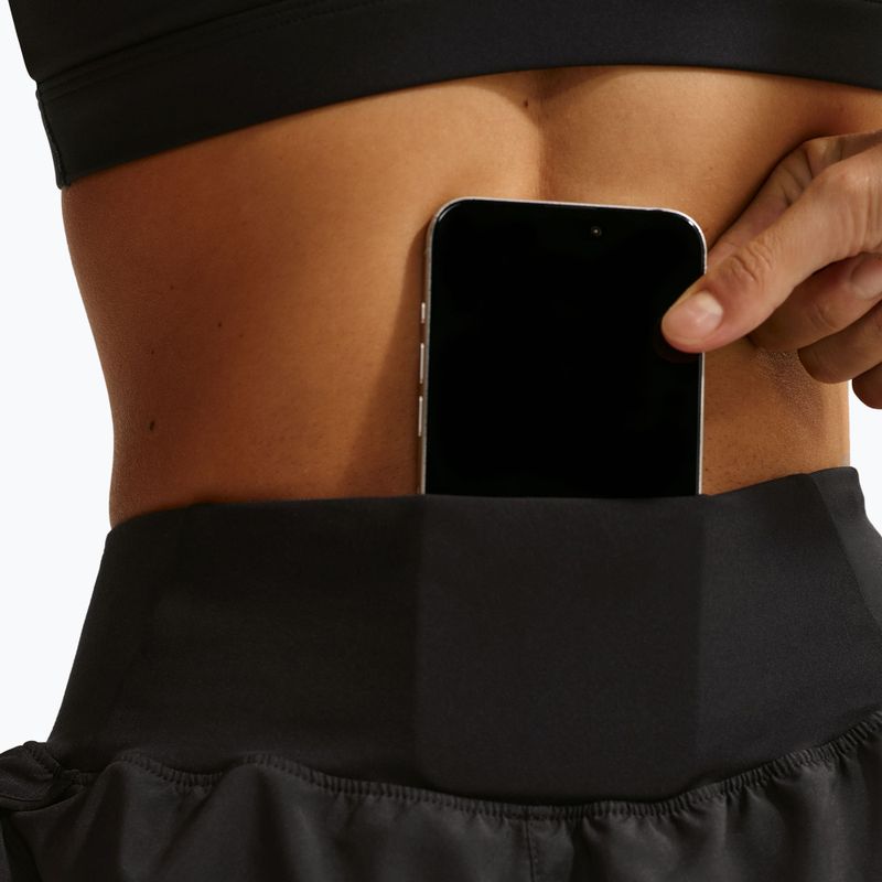 Női futóshort Nike Tempo Swoosh Dri-Fit Mid-Rise Brief-Lined black/white 7