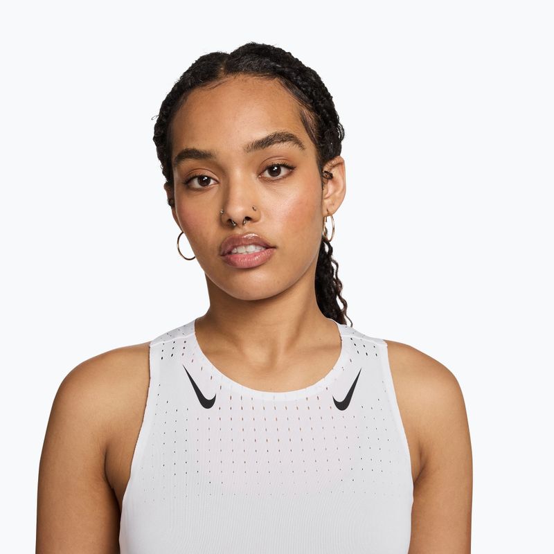 Női futótrikó Nike AeroSwift Dri-Fit ADV Singlet white/black 3