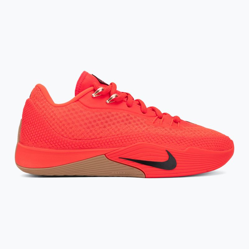 Férfi kosárlabdacipő Nike Street Flare bright crimson/gum light brown/black 2