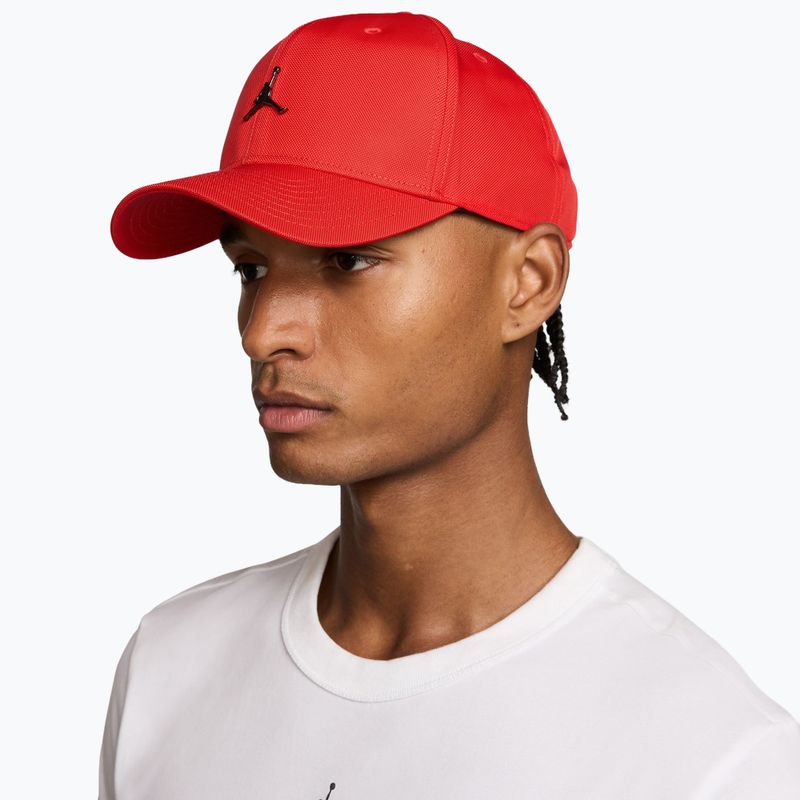 Ellenzős sapka Jordan Rise Structured Metal Jumpman chile red/r511 7