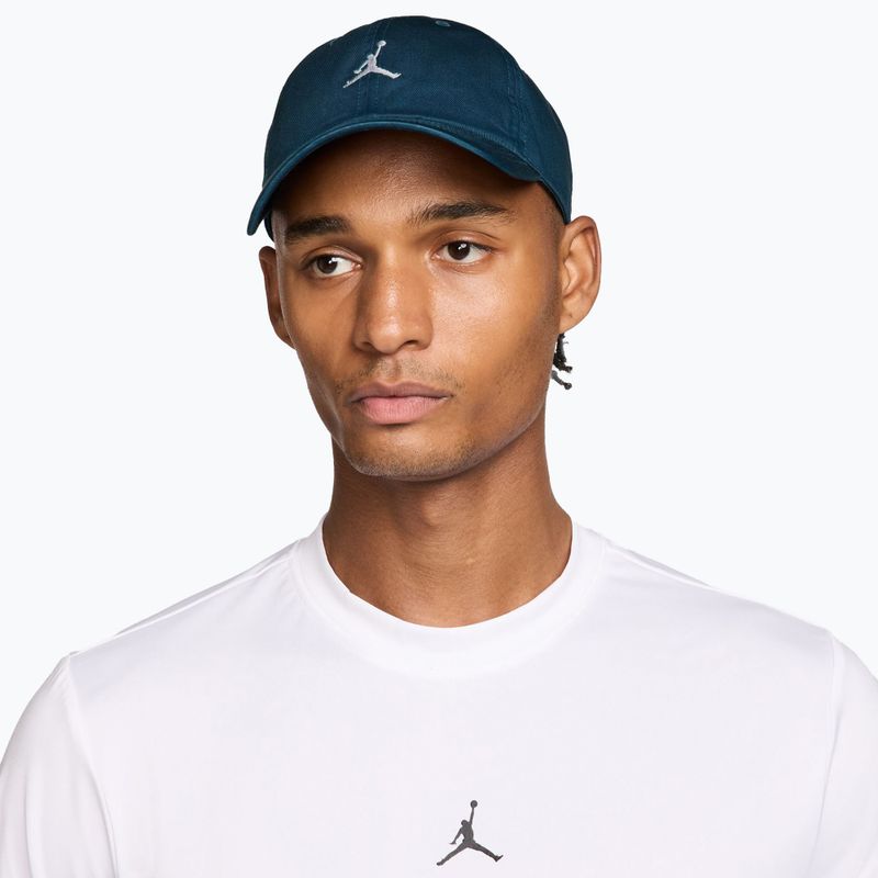 Baseballsapka Nike Jordan Club Unstructured Curved-Bill squadron blue/sail
