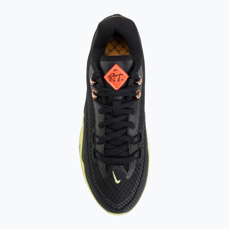 Férfi kosárlabdacipők Nike Street Flare black/light lemon twist/desert dust/black 5