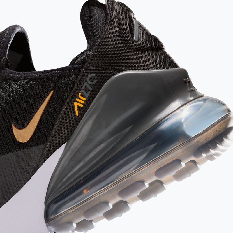 Gyerekcipő Nike Air Max 270 black/laser orange/metallic copper 9