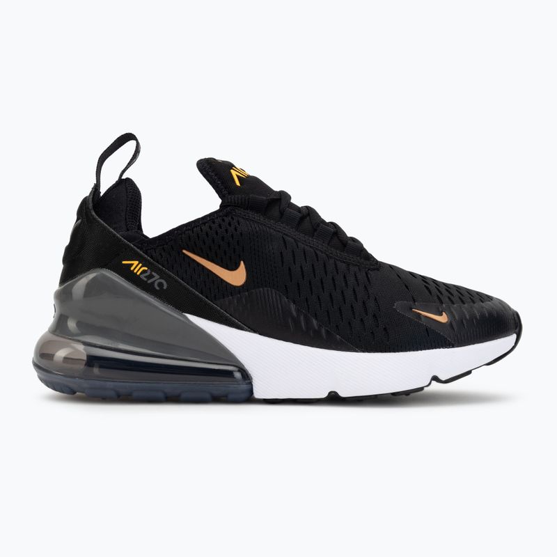 Gyerekcipő Nike Air Max 270 black/laser orange/metallic copper 2