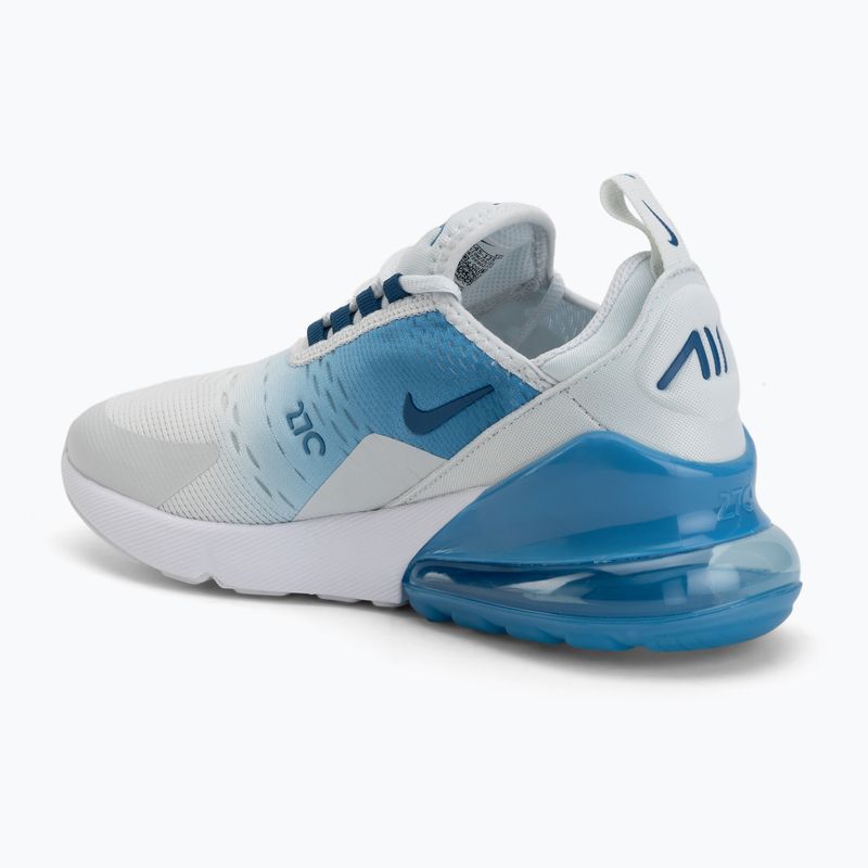 Nike Air Max 270 gyerekcipők Off White/Dutch Blue/Court Blue 3