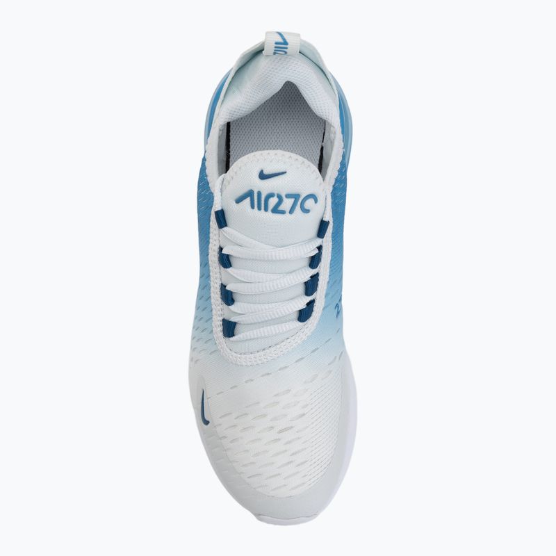 Nike Air Max 270 gyerekcipők Off White/Dutch Blue/Court Blue 5
