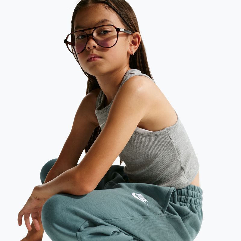 Gyerek melegítőnadrág Nike Sportswear Club Fleece mineral slate/mineral slate/white 6