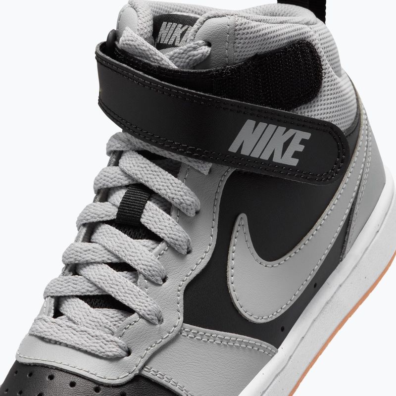 Cipők Nike Court Borough Mid 2 black/white/gum med brown/light smoke grey 8