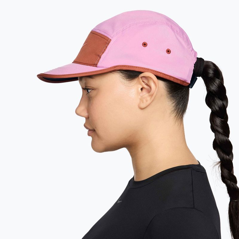 Nike Dri-Fit Fly baseball sapka light magenta/dusty peach/orange frost 5