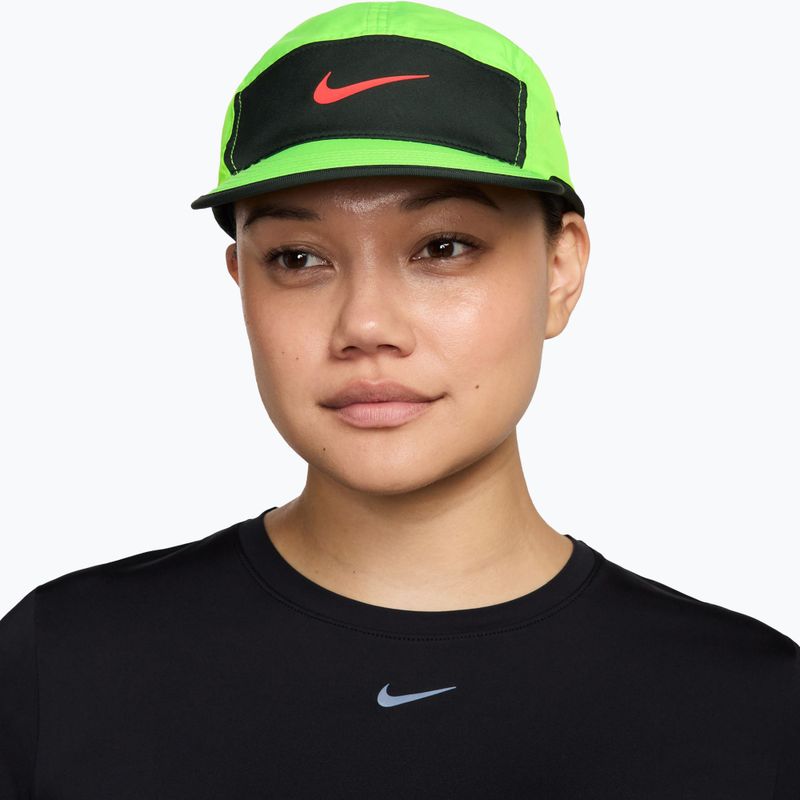 Baseballsapka Nike Dri-Fit Fly electric green/black spruce/hot lava
