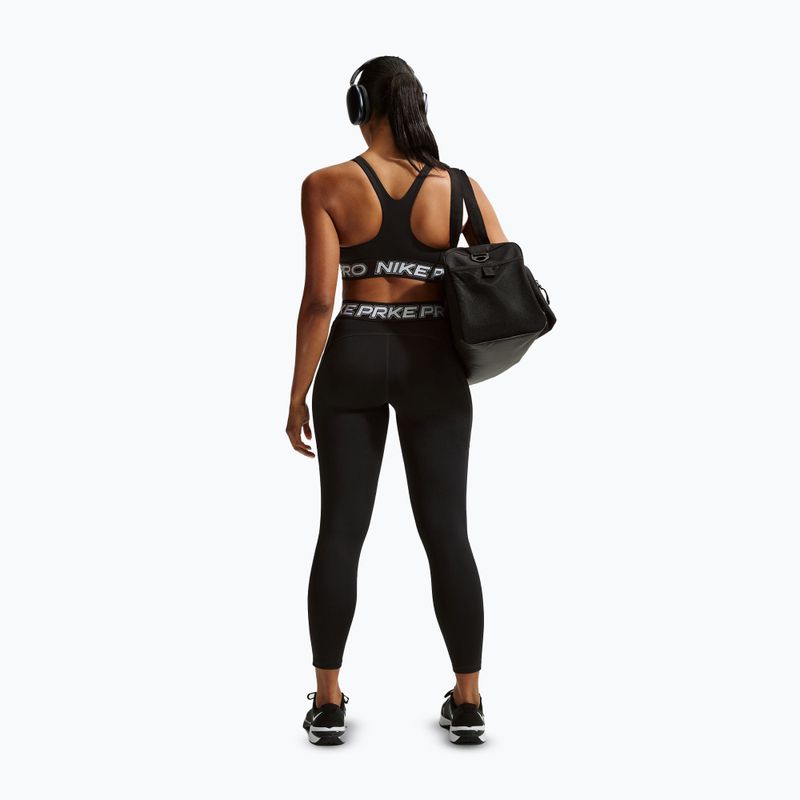 Női leggings Nike Pro Mid-Rise 7/8 black/white/white 3