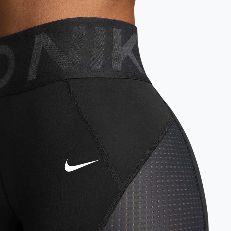 Női rövidnadrág Nike Pro Sculpt High Waisted 5" Biker black/anthracite/white 4