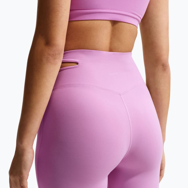 Női edzőnadrág Nike Zenvy High-Waisted Flared light magenta/white 6