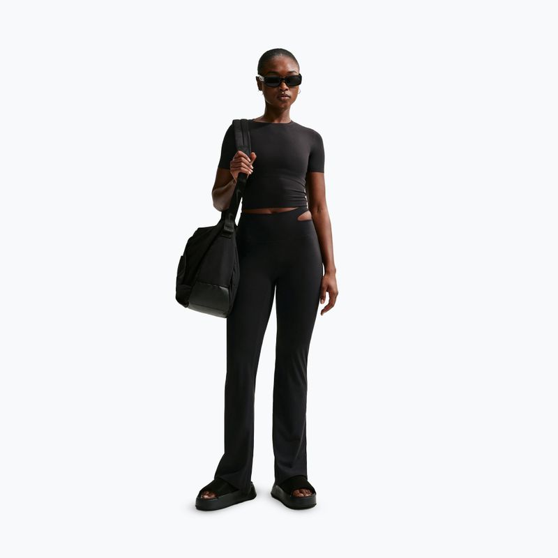 Női edzőnadrág Nike Zenvy High-Waisted Flared black/pcg3c 2