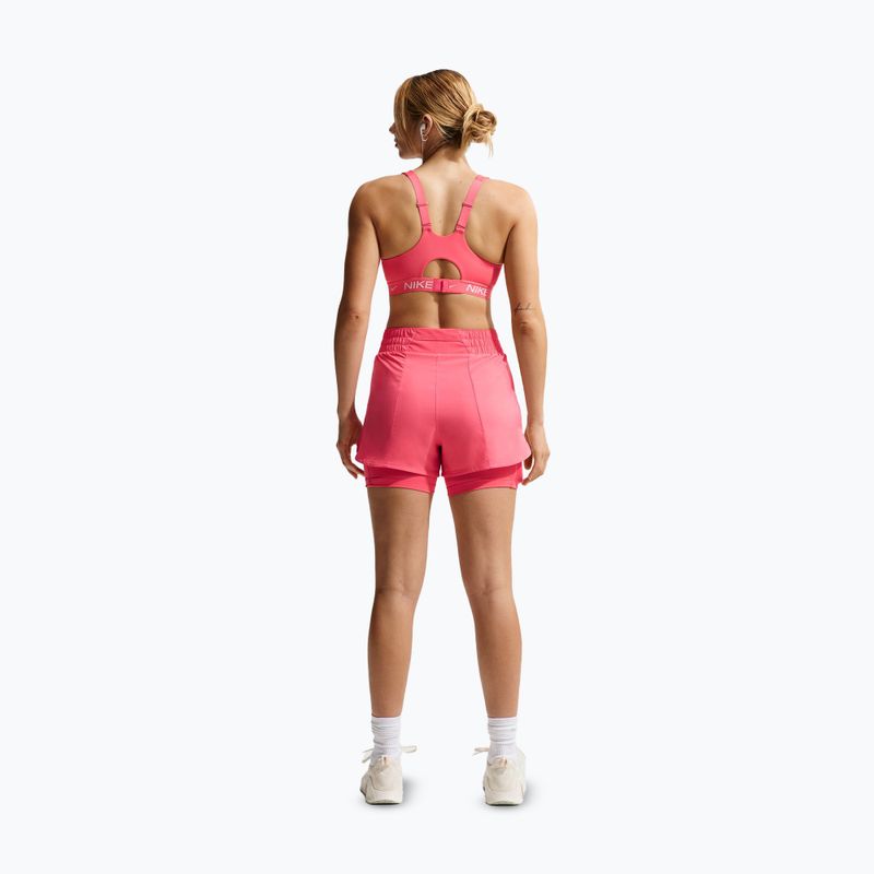 Női rövidnadrág Nike One Dri-Fit High-Waisted 3" 2In1 sea coral/white 3