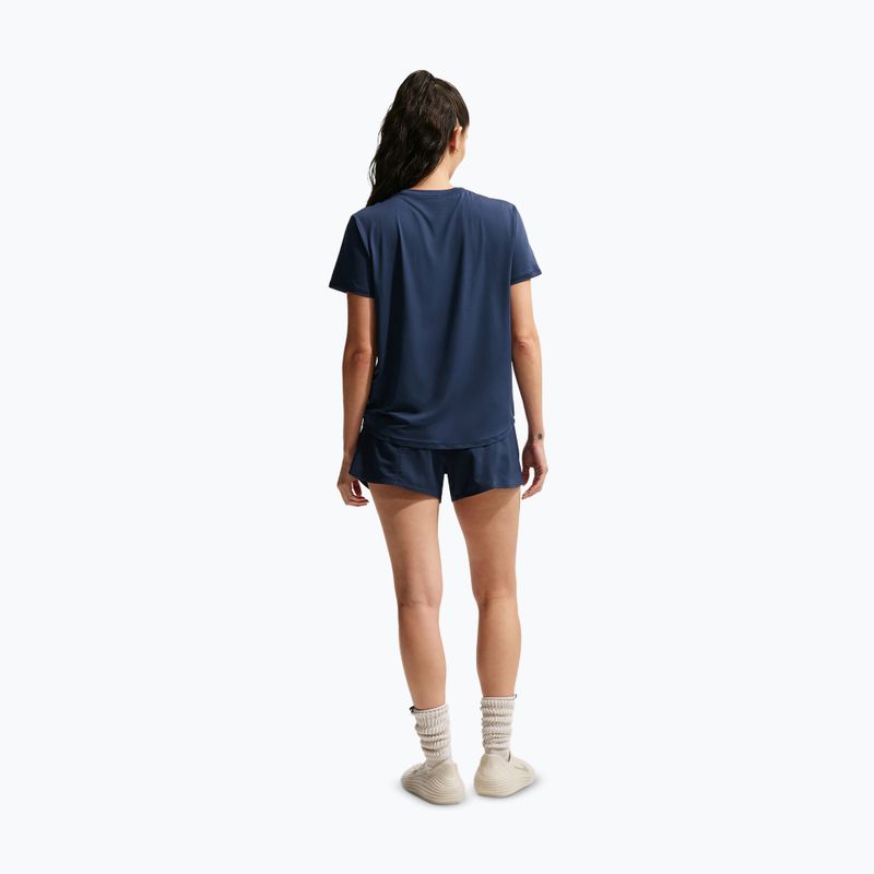 Női edző rövidnadrág Nike One midnight navy/white 3