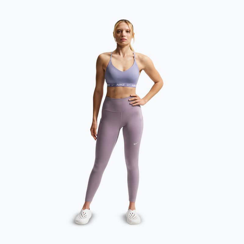 Női edző leggings Nike One High-Waisted 7/8 light violet ore/white 2