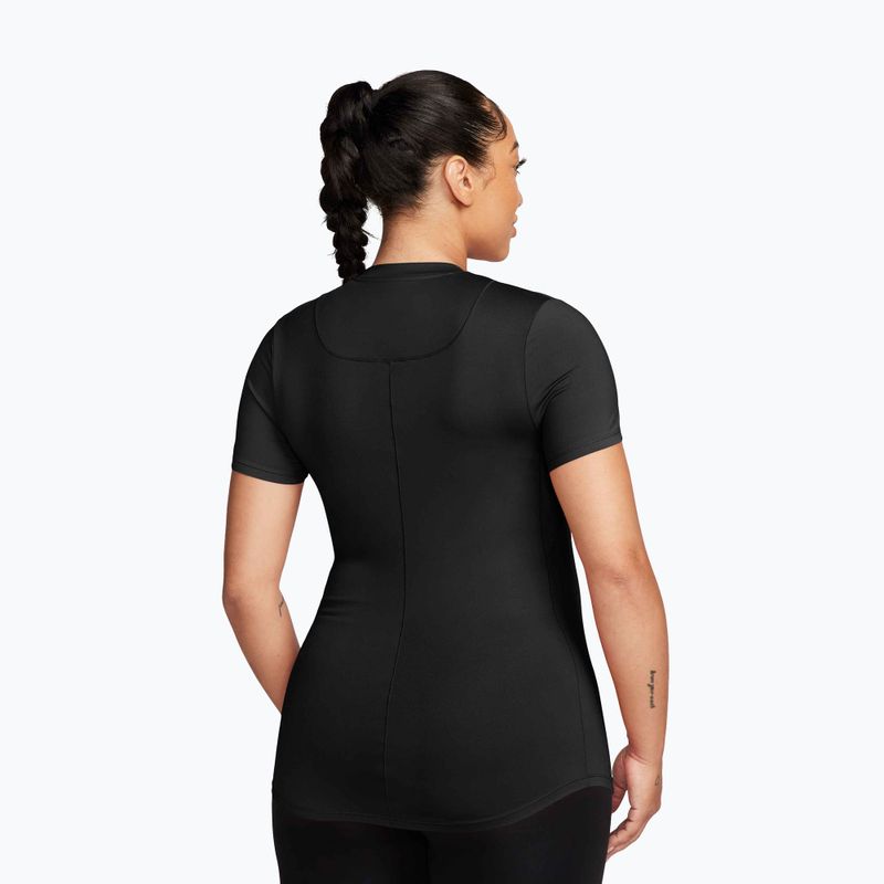 Női póló Nike One Maternity Dri Fit Slim-Fit black/white 2