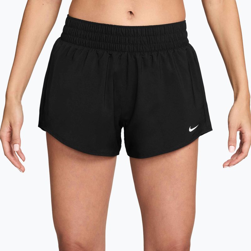 Női rövidnadrág Nike One Dri-Fit 3" black/white