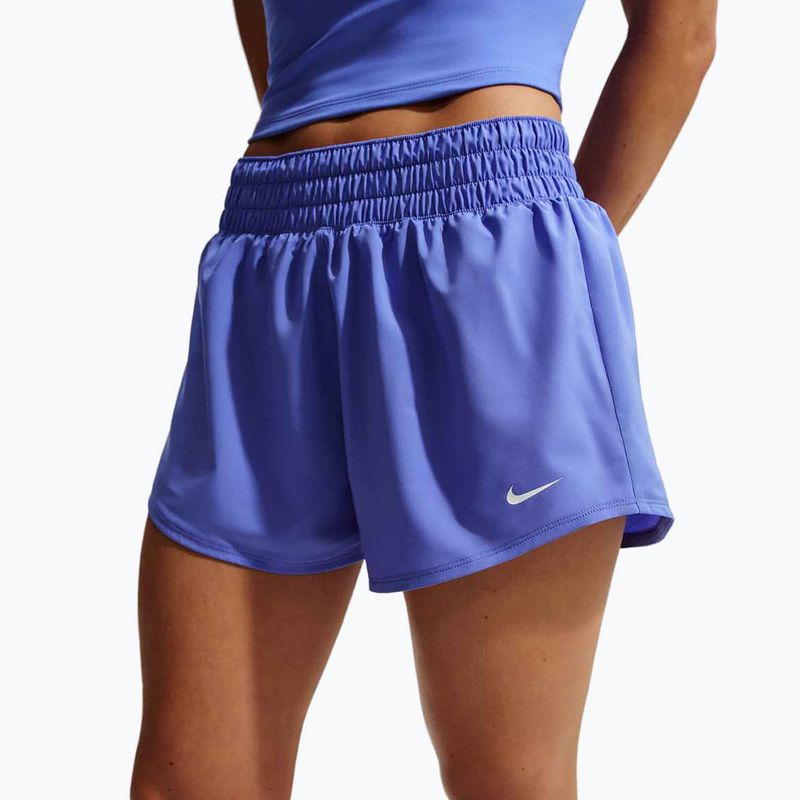 Női rövidnadrág Nike One Dri-Fit 3" sapphire/white 5