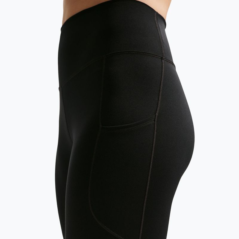 Női edzésleggings Nike One High-Waisted 7/8 black/white 5
