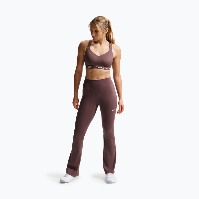 Női leggings Nike One High Waisted Flared tattoo/white 2