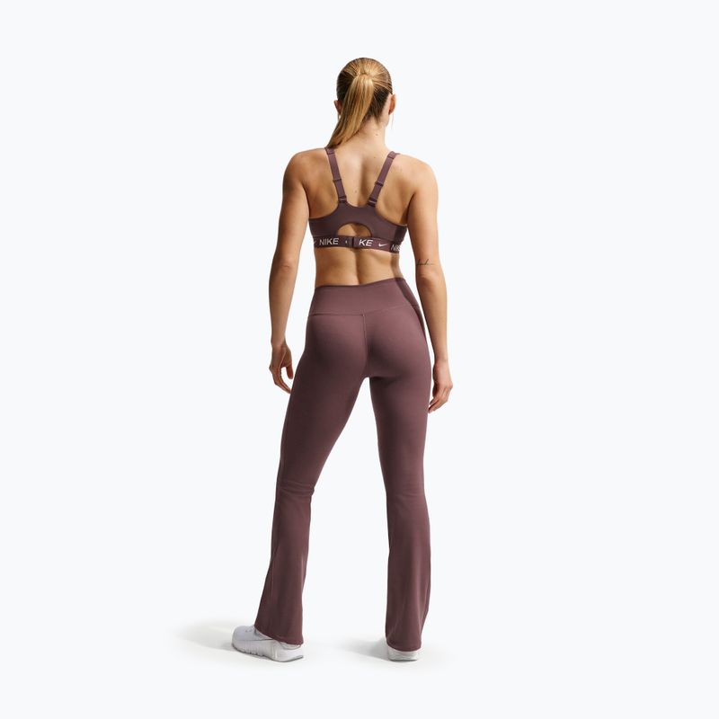 Női leggings Nike One High Waisted Flared tattoo/white 3