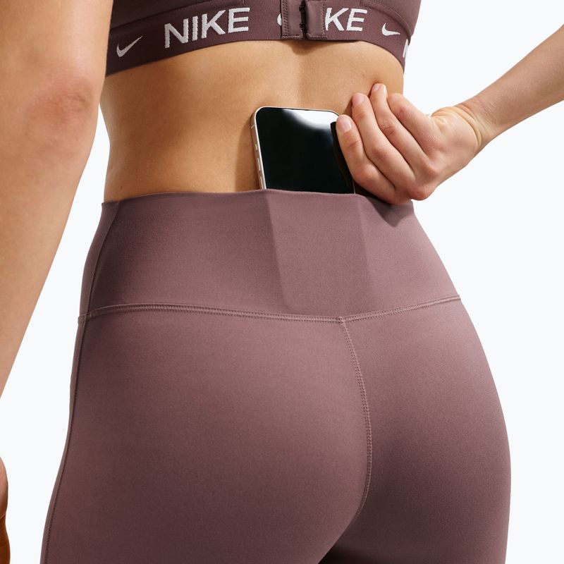 Női leggings Nike One High Waisted Flared tattoo/white 7