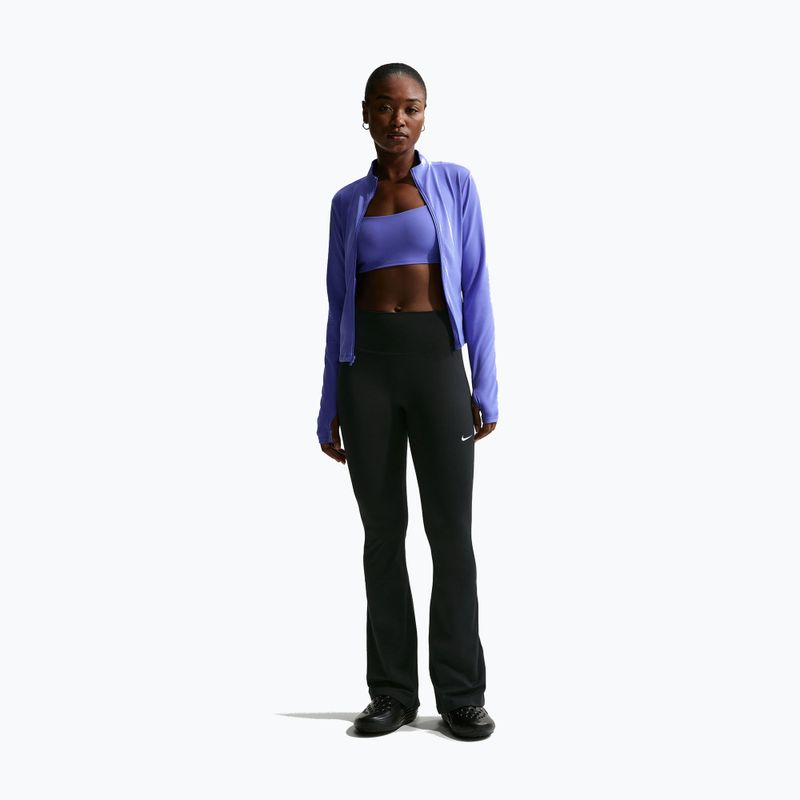 Női leggings Nike One High Waisted Flared black/white 2
