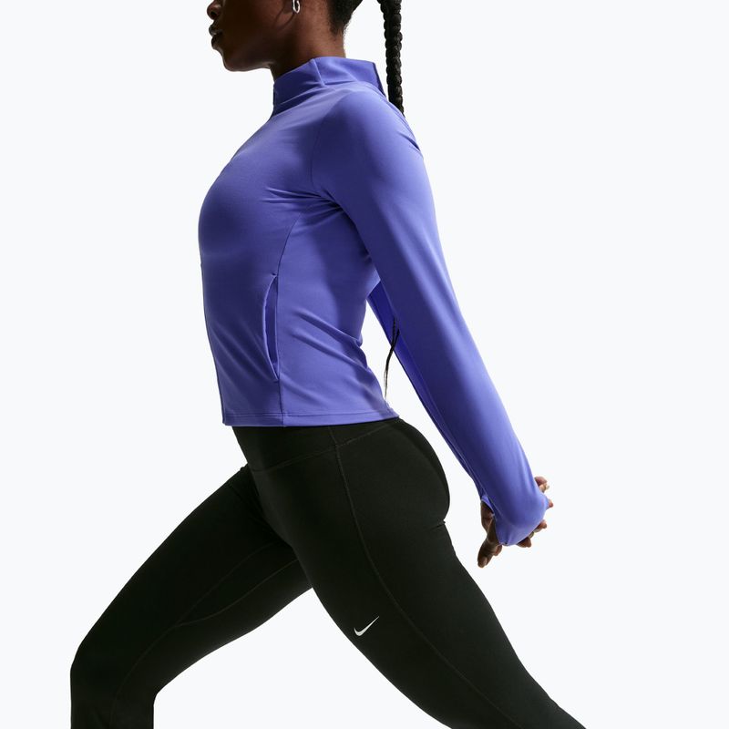 Női leggings Nike One High Waisted Flared black/white 4