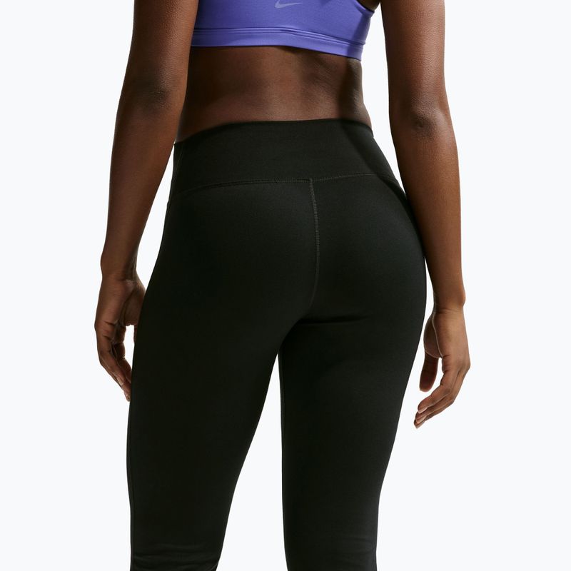 Női leggings Nike One High Waisted Flared black/white 6