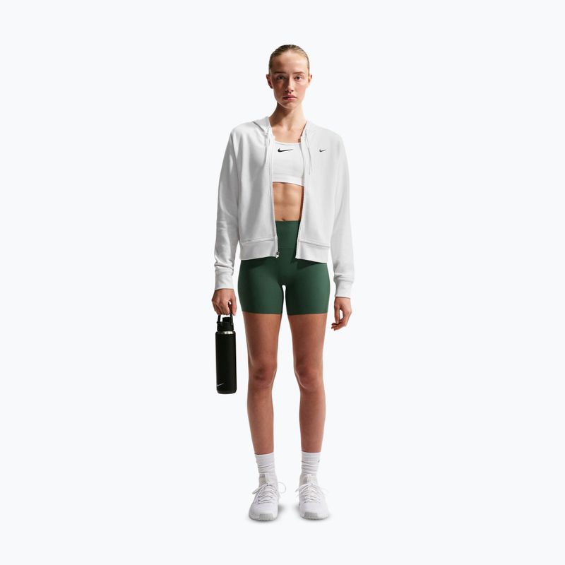 Női rövidnadrág Nike Zenvy High Waisted Biker 5" fir/white 2