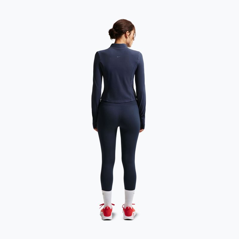 Női leggingsek Nike One midnight navy/white 3