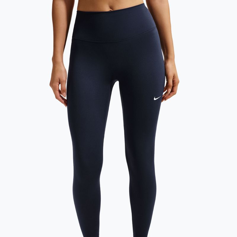Női leggingsek Nike One midnight navy/white 4