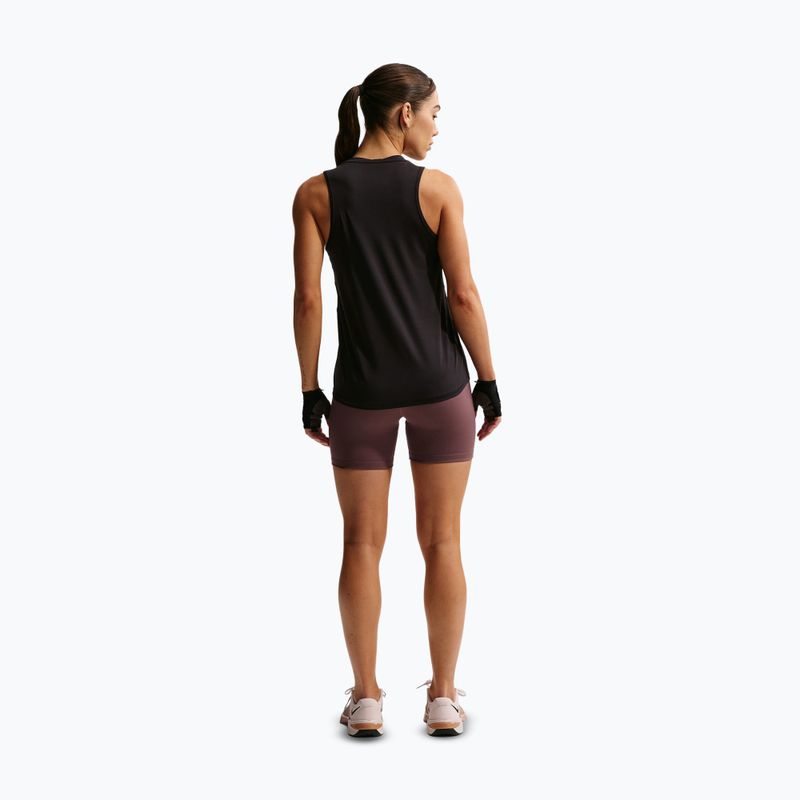 Női rövidnadrág Nike One High-Waisted Biker 5" tattoo/white 3