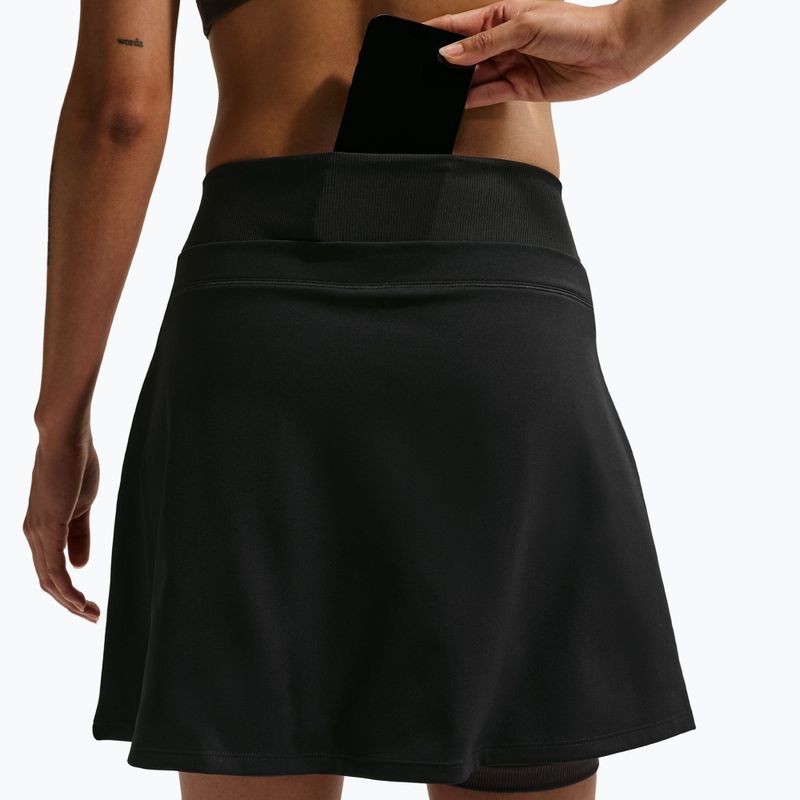 Nike One teniszszoknya Dri-Fit black/thunder grey/white 5