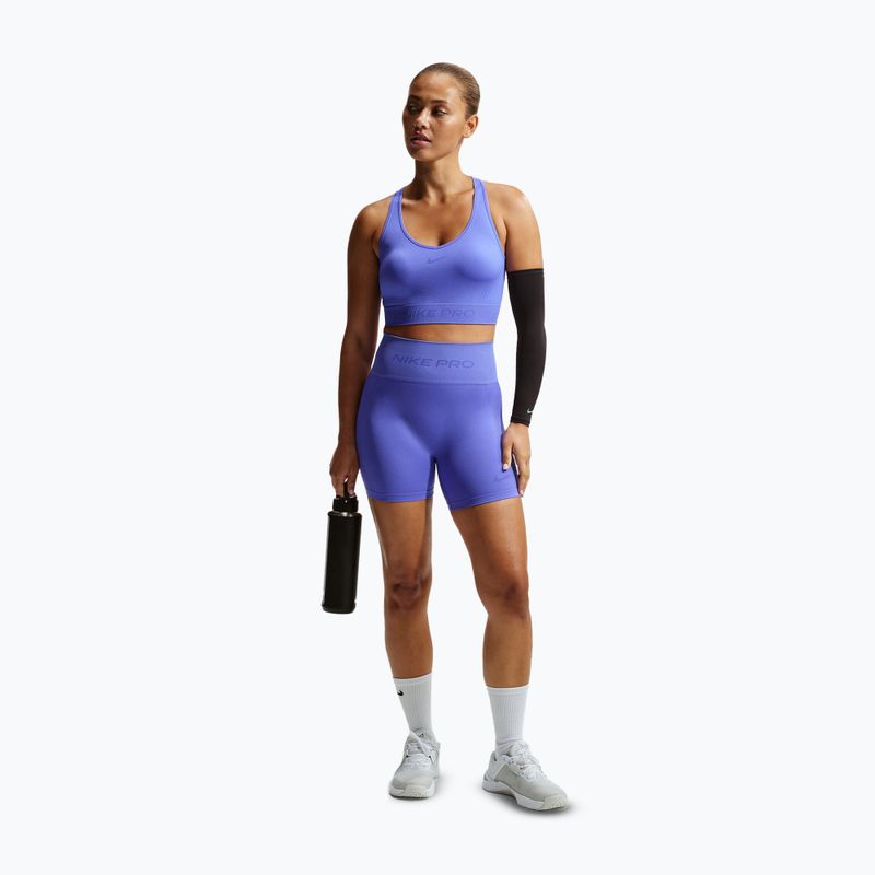 Női crop top Nike Pro Seamless Dri-Fit Cropped sapphire 2