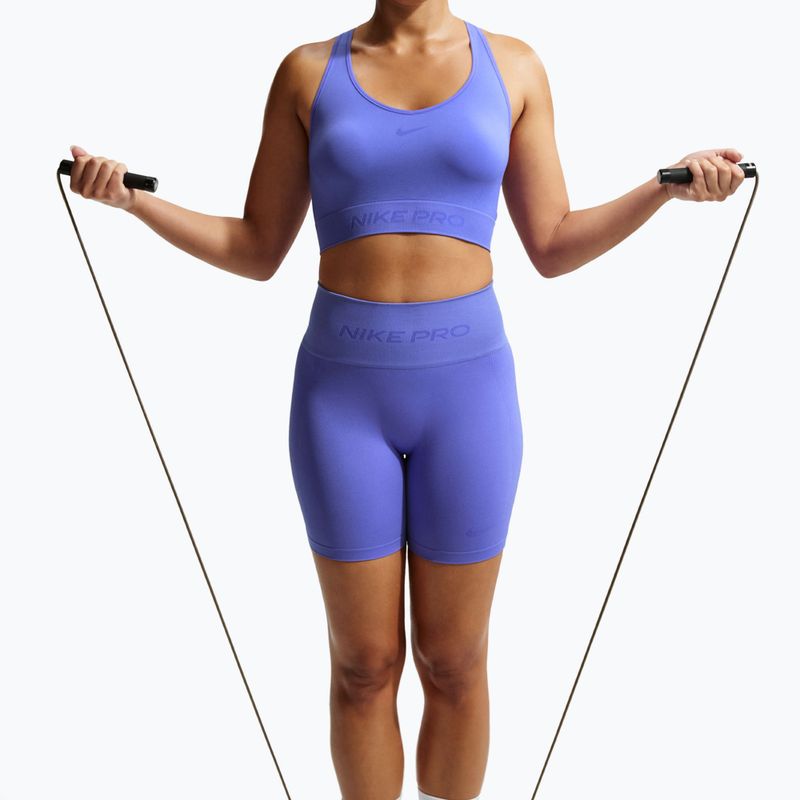 Női crop top Nike Pro Seamless Dri-Fit Cropped sapphire 5