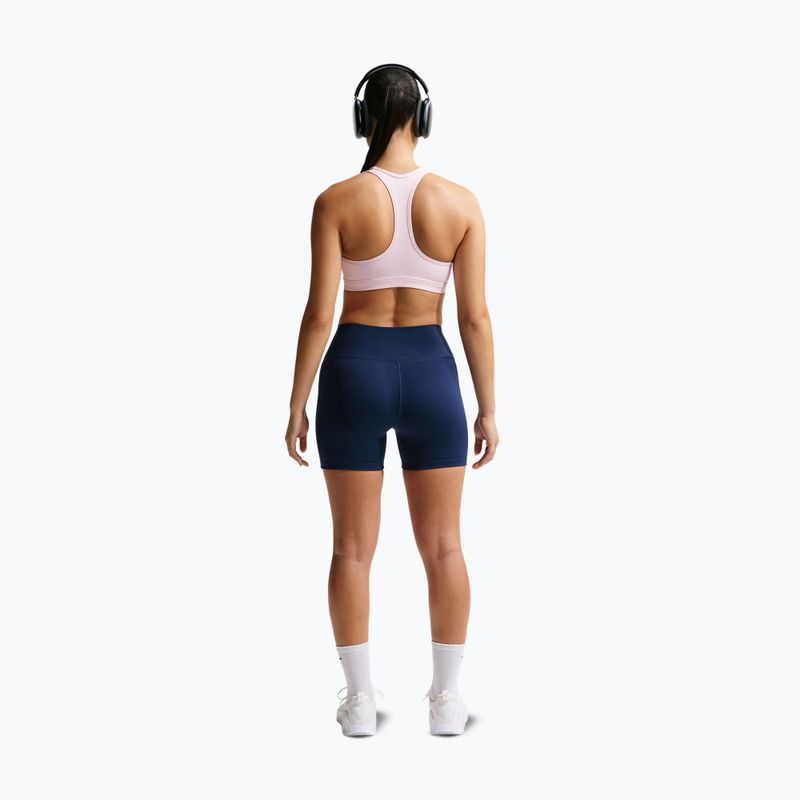 Női edző rövidnadrág Nike One midnight navy/white 2