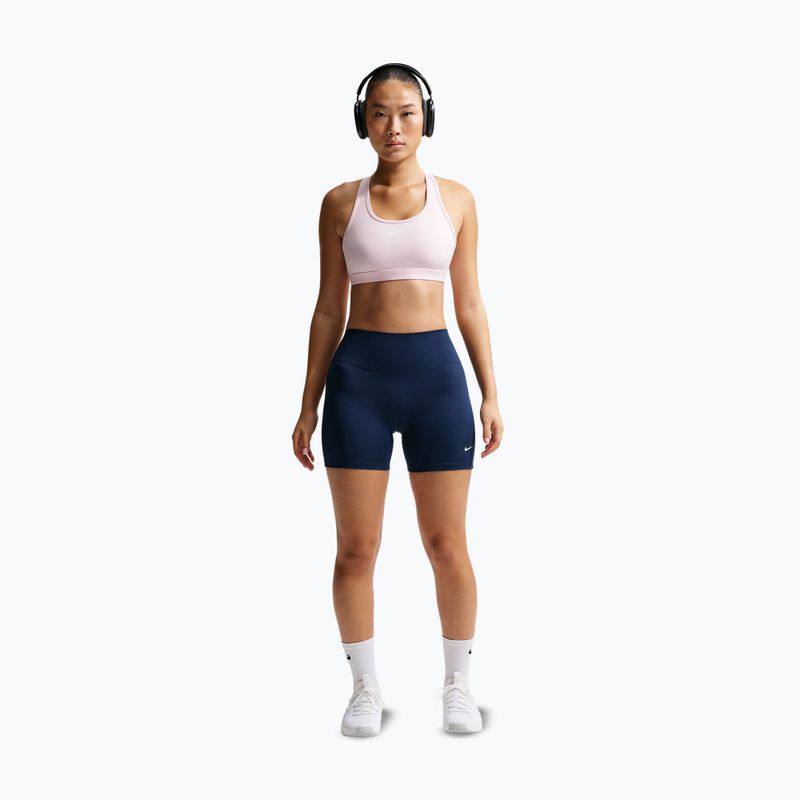 Női edző rövidnadrág Nike One midnight navy/white 8