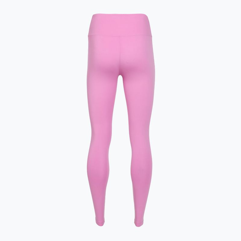 Női edző leggings Nike One High-Waisted 7/8 light magenta/white 2