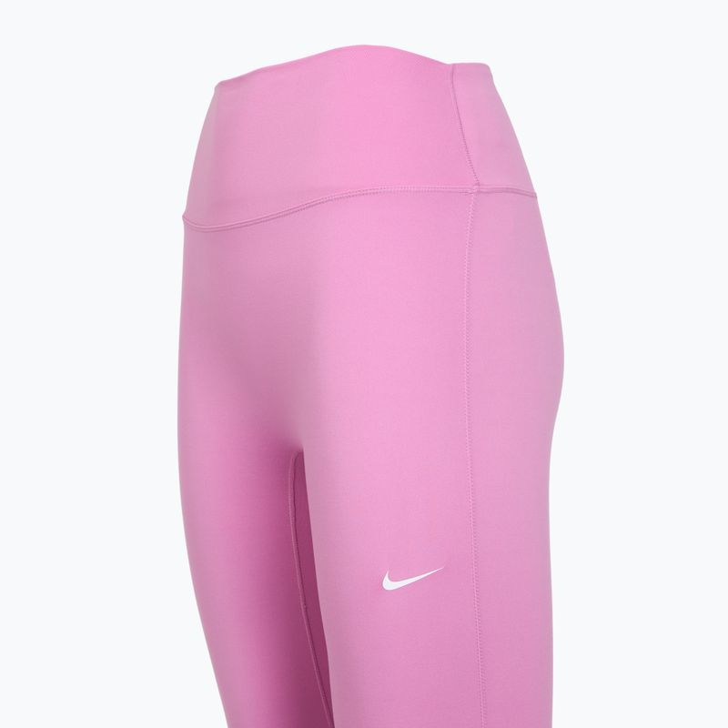 Női edző leggings Nike One High-Waisted 7/8 light magenta/white 3