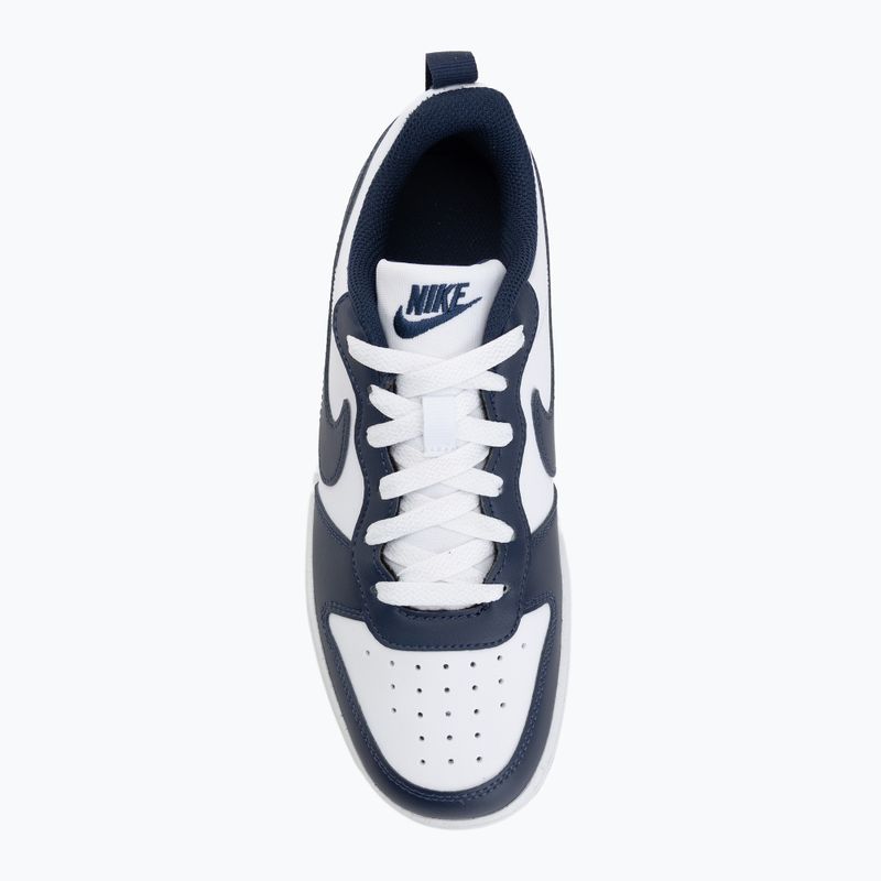 Gyerekcipő Nike Court Borough Low Next Bloom white/white/midnight navy 5