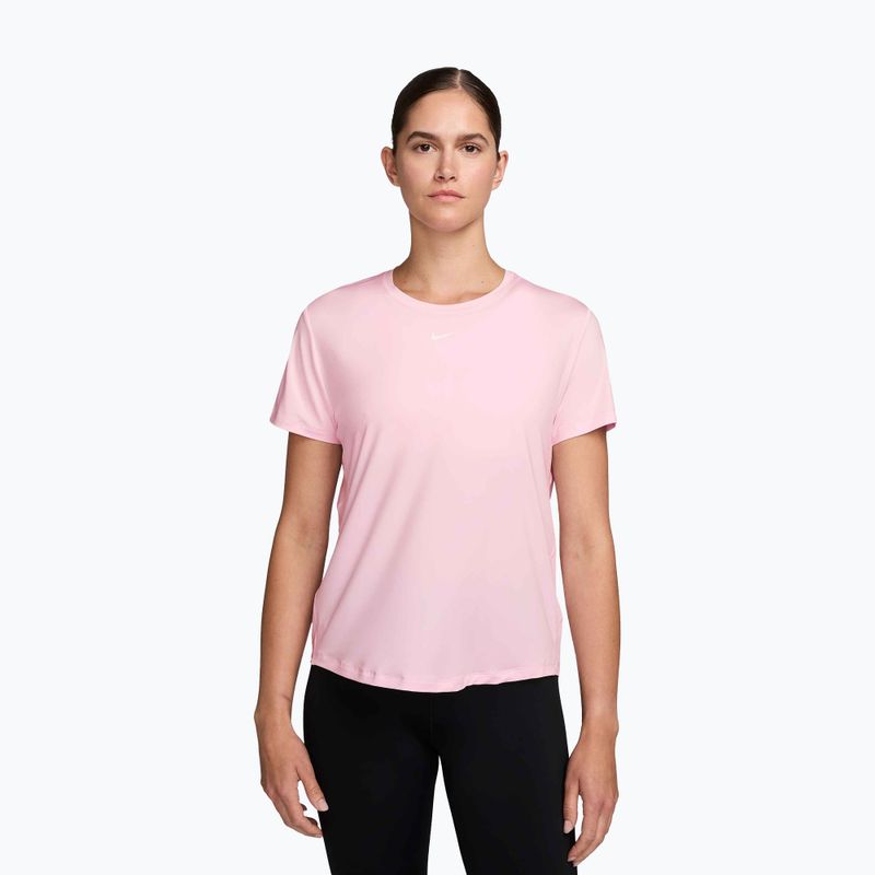 Női póló Nike One Classic Dri-Fit pink foam/white