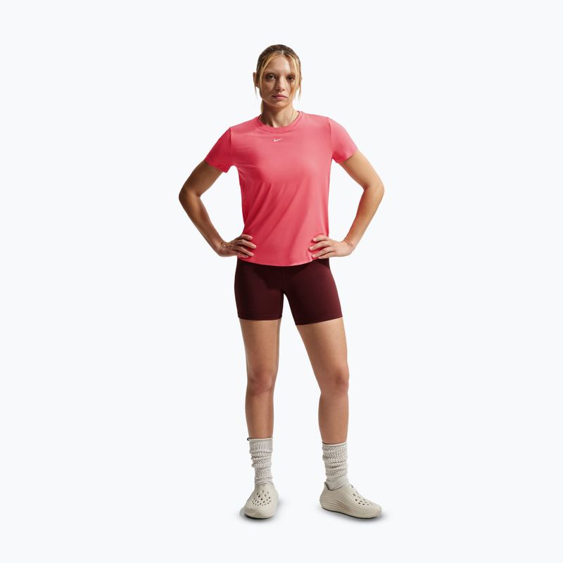 Női póló Nike One Classic Dri-Fit sea coral/white 2