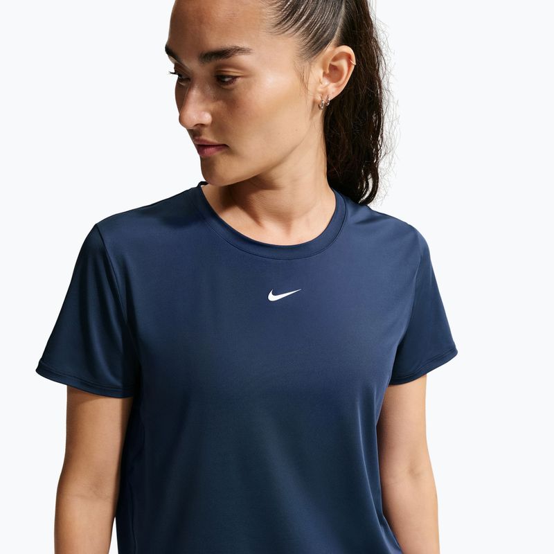 Női edző póló Nike One Classic midnight navy/white 4
