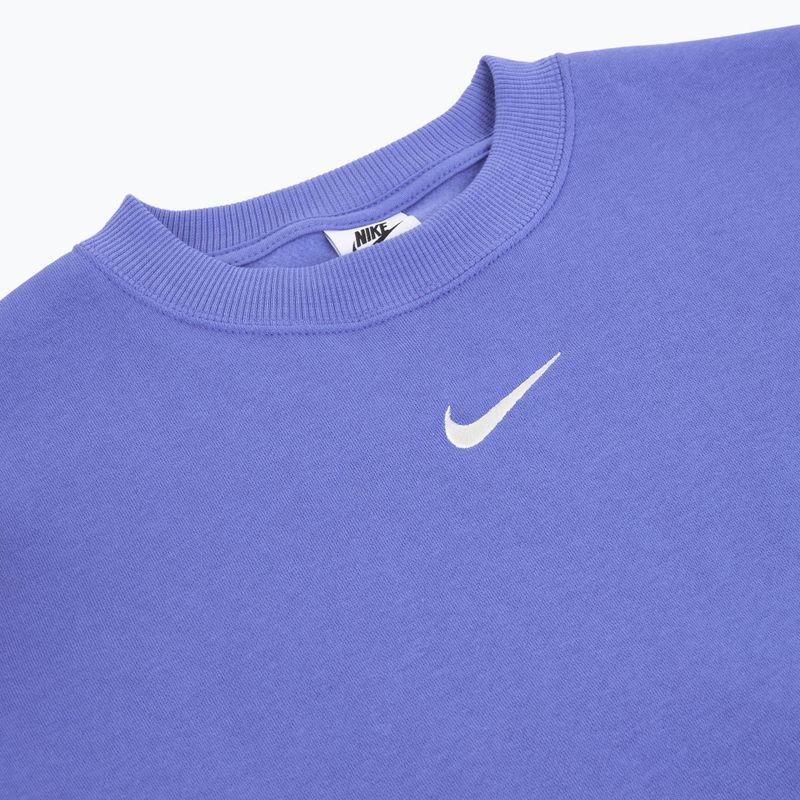 Női pulóver Nike Sportswear Phoenix Fleece Crewneck light medium blue/sail 9