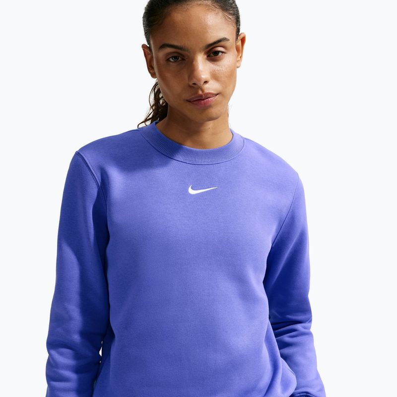 Női pulóver Nike Sportswear Phoenix Fleece Crewneck light medium blue/sail 4
